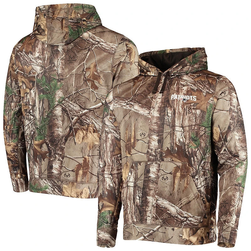 Dunbrooke Realtree Camo New England Patriots Circle Champion Tech Fleece Sweat à capuche pour homme