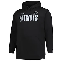 Men's Fanatics Black New England Patriots Big & Tall Chip Shot Hoodie