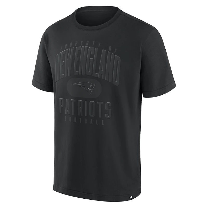 T-shirt épais noir Fanatics New England Patriots pour homme