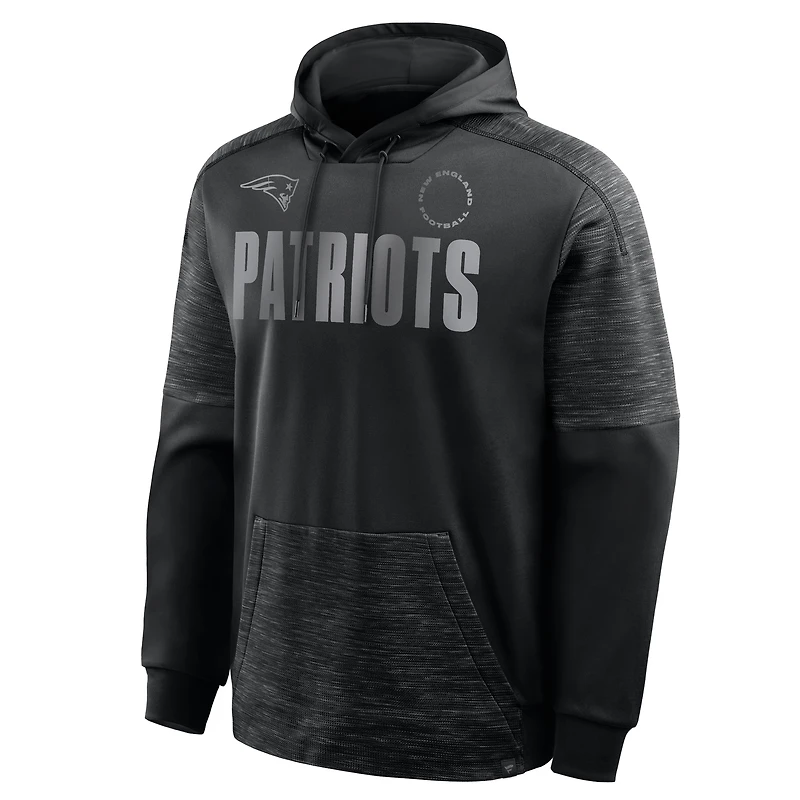 Men's Fanatics Black New England Patriots Chip Shot Pullover Hoodie