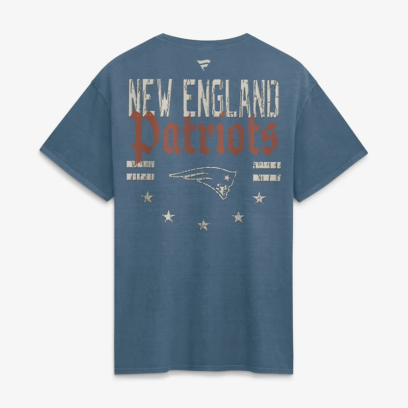 Men's Fanatics  Blue New England Patriots Washed Americana T-Shirt