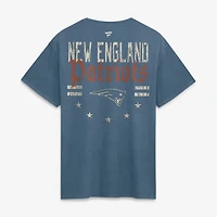 Men's Fanatics  Blue New England Patriots Washed Americana T-Shirt