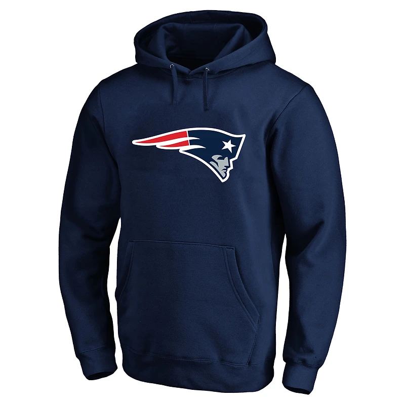 Men's Fanatics Drake Maye Navy New England Patriots Big & Tall Name Number Fleece Hoodie