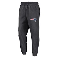 Men's Fanatics  Heather Charcoal New England Patriots Boost Fleece Joggers