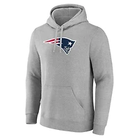 Sweat à capuche en polaire pour homme Fanatics Heather Grey New England Patriots Deliver