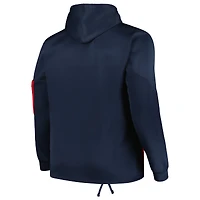 Men's Fanatics  Navy New England Patriots Big & Tall Pullover Hoodie