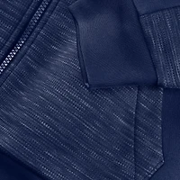 Sweat à capuche zippé bleu marine New England Patriots Checkdown Pass pour homme