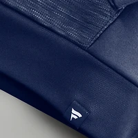 Sweat à capuche zippé bleu marine New England Patriots Checkdown Pass pour homme