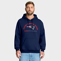 Sweat à capuche bleu marine pour homme, motif fanatique des New England Patriots