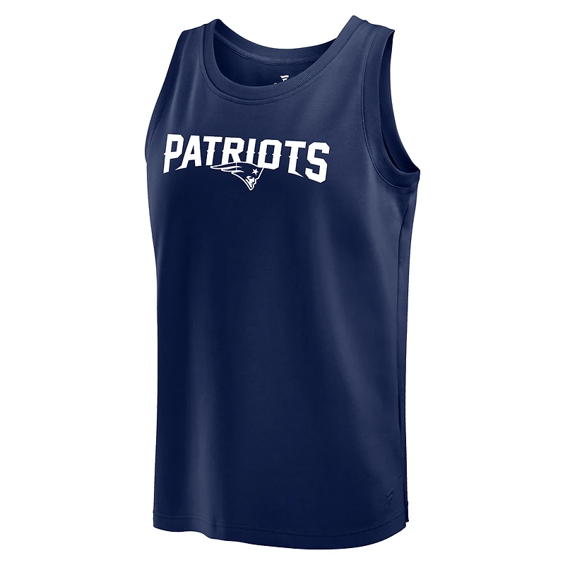 Débardeur bleu marine Fanatics New England Patriots Elements pour hommes