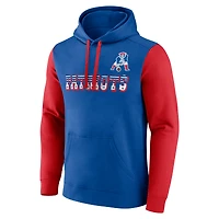 Sweat à capuche en polaire bleu marine New England Patriots Fanatics pour homme