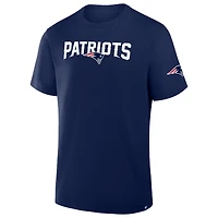 T-shirt Fanatics bleu marine pour homme, Option Route Legacy, New England Patriots