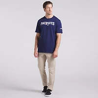 T-shirt Fanatics bleu marine pour homme, Option Route Legacy, New England Patriots