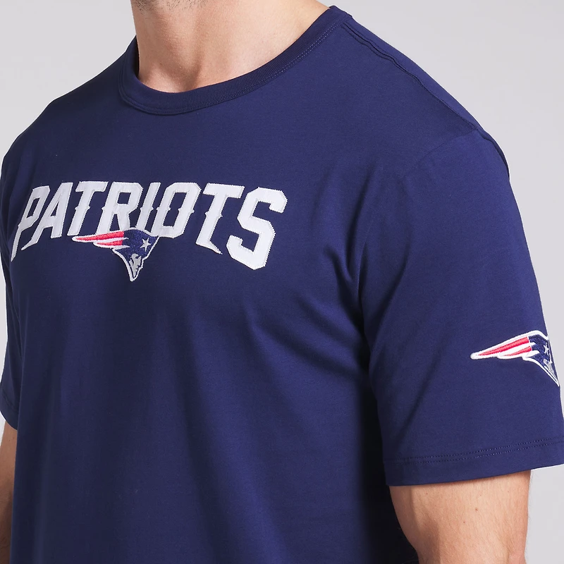 T-shirt Fanatics bleu marine pour homme, Option Route Legacy, New England Patriots