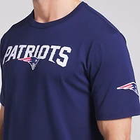 T-shirt Fanatics bleu marine pour homme, Option Route Legacy, New England Patriots