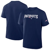 T-shirt Fanatics bleu marine pour homme, Option Route Legacy, New England Patriots