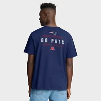 Men's Fanatics Navy New England Patriots Passing Pocket Legacy T-Shirt