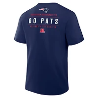 Men's Fanatics Navy New England Patriots Passing Pocket Legacy T-Shirt