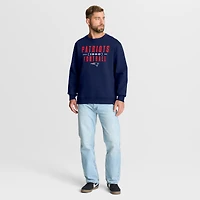 Sweat-shirt à capuche bleu marine New England Patriots Powerful Throw Legacy pour homme
