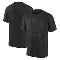 T-shirt épais Fanatics New England Patriots Blackout pour homme