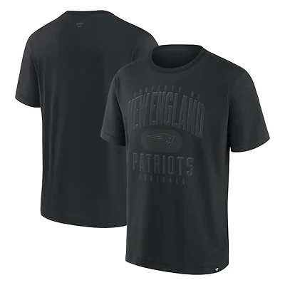 T-shirt épais Fanatics New England Patriots Blackout pour homme