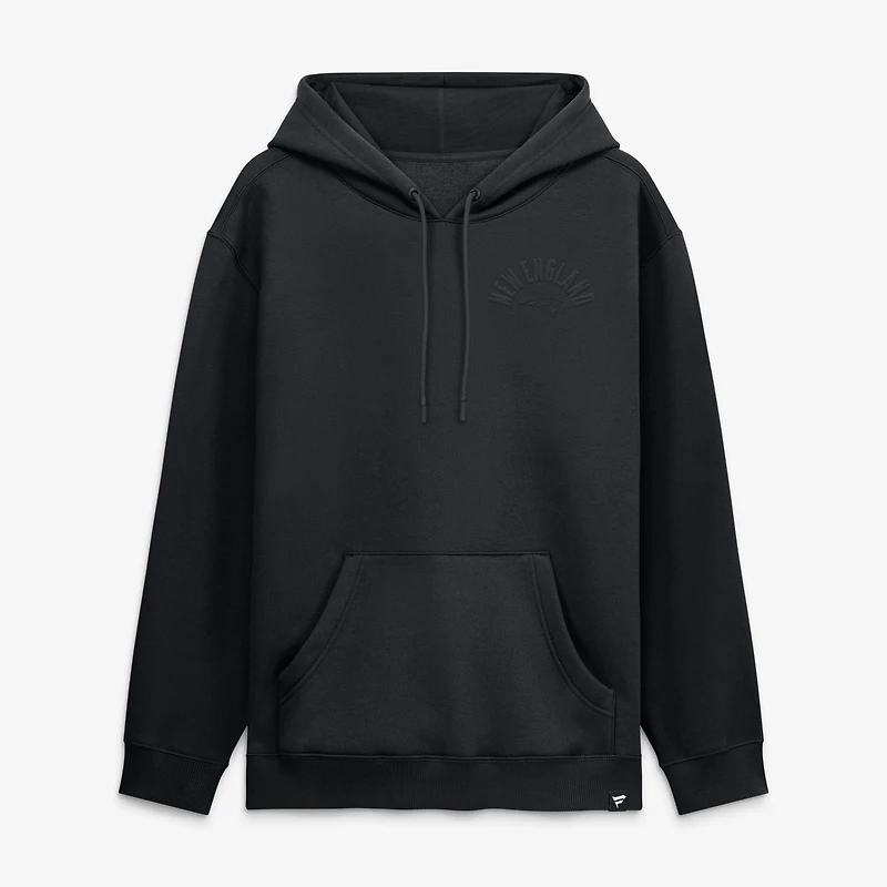Sweat à capuche noir Fanatics New England Patriots pour homme