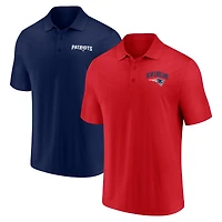 Ensemble de deux polos Lockup Fanatics New England Patriots pour hommes