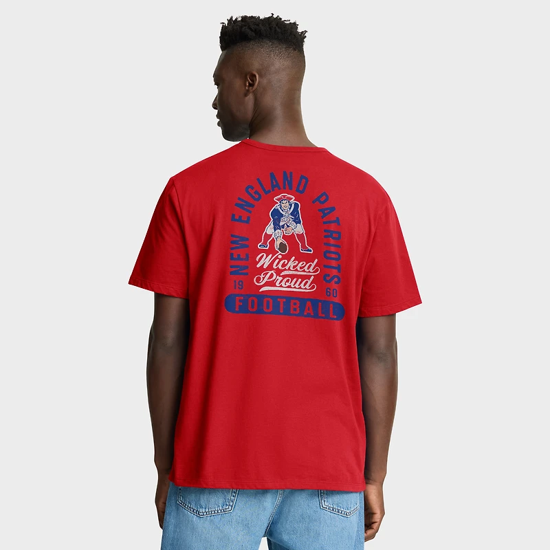 Men's Fanatics Red New England Patriots Fluid Motion Legacy T-Shirt