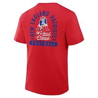 Men's Fanatics Red New England Patriots Fluid Motion Legacy T-Shirt