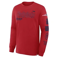 Men's Fanatics Red New England Patriots Legacy Long Sleeve T-Shirt