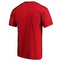 Men's Fanatics Red New England Patriots Primary Logo T-Shirt