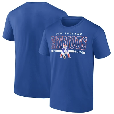 Men's Fanatics  Royal New England Patriots Combo Up Vintage T-Shirt