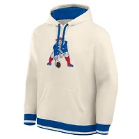 Men's Fanatics Tan New England Patriots Heavyweight Fleece Pullover Hoodie