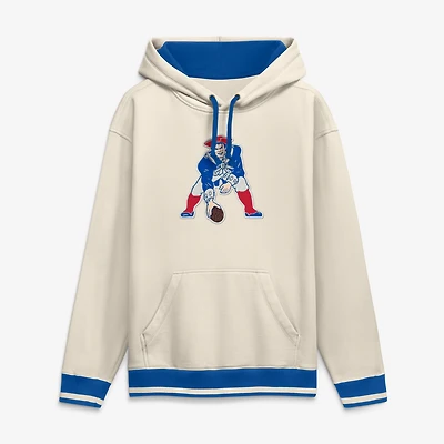 Men's Fanatics Tan New England Patriots Heavyweight Fleece Pullover Hoodie