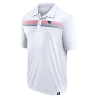 Polo sublimé blanc Big & Tall Fanatics pour hommes des New England Patriots