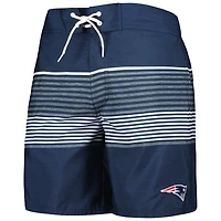 G-III Sports by Carl Banks - Short de bain Coastline Volley des Patriots la Nouvelle-Angleterre bleu marine