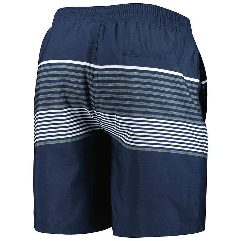 Men's G-III Sports by Carl Banks Navy New England Patriots Coastline Volley Swim Shorts