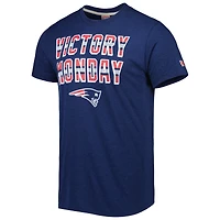 Men's Homage Navy New England Patriots Victory Monday Tri-Blend T-Shirt