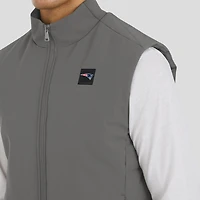 Men's J. Palmer  Graphite New England Patriots Front Office Full-Zip Vest