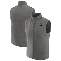 Men's J. Palmer  Graphite New England Patriots Front Office Full-Zip Vest