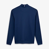 Pull à col zippé 1/4 bleu marine johnnie-O pour homme, New England Patriots.