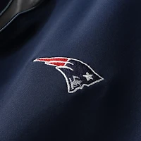 Men's johnnie-O  Navy New England Patriots Motion Quarter-Zip Pullover