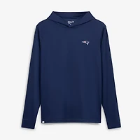 Men's johnnie-O  Navy New England Patriots Talon Long Sleeve Hooded T-Shirt
