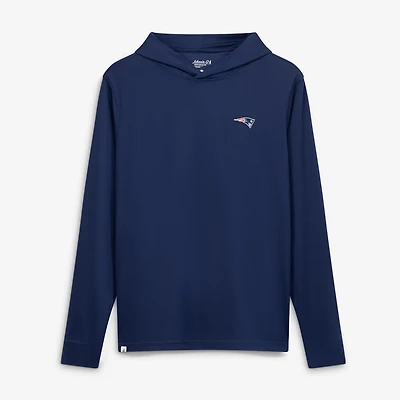 Men's johnnie-O Navy New England Patriots Talon Long Sleeve Hooded T-Shirt