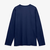 T-shirt à manches longues pour homme, logo athlétique bleu marine, New England Patriots, principal
