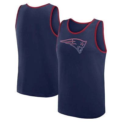 Men's Logo Athletic Navy New England Patriots Unmatched Success Tank Top