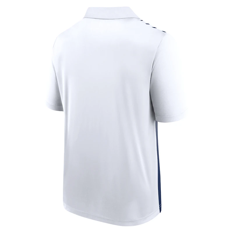 Men's Logo Athletic White New England Patriots Sandlot Game Polo