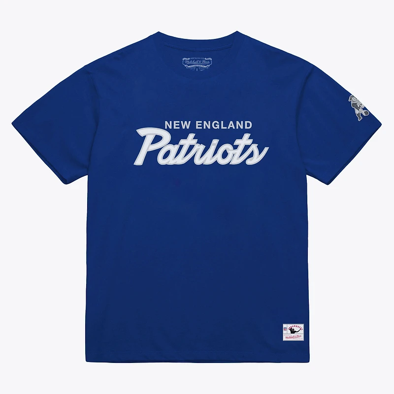 Men's Mitchell & Ness Royal New England Patriots Head Coach Classic T-Shirt