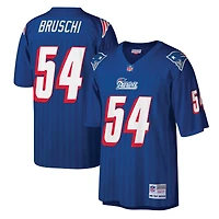 Maillot réplique Mitchell & Ness Tedy Bruschi Royal New England Patriots Legacy pour hommes
