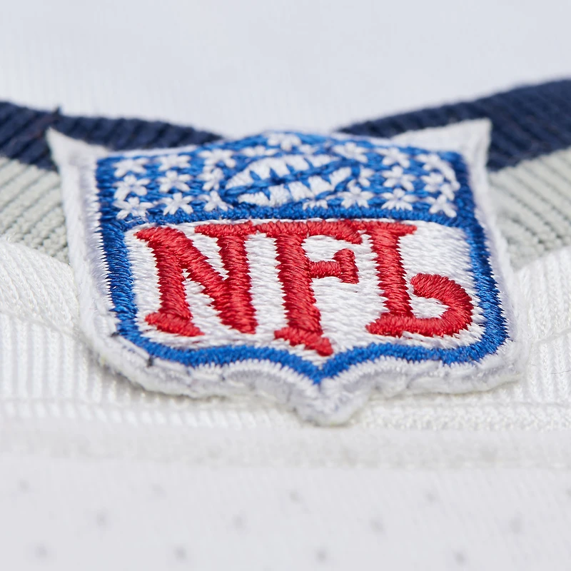 Maillot authentique Mitchell & Ness Tom Brady blanc des New England Patriots 2000 Legacy pour homme
